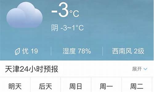 天津未来一周天气预报七天情况最新查询结果