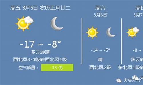 大庆天气预报当地15天查询_大庆天气预报