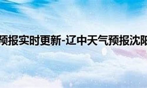 辽中天气预报_辽中天气预报24小时详情