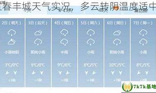 丰城天气五天内_丰城天气